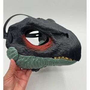 Jurassic World Dominion Therizinosaurus Dinosaur Mask Opening Jaw Costume